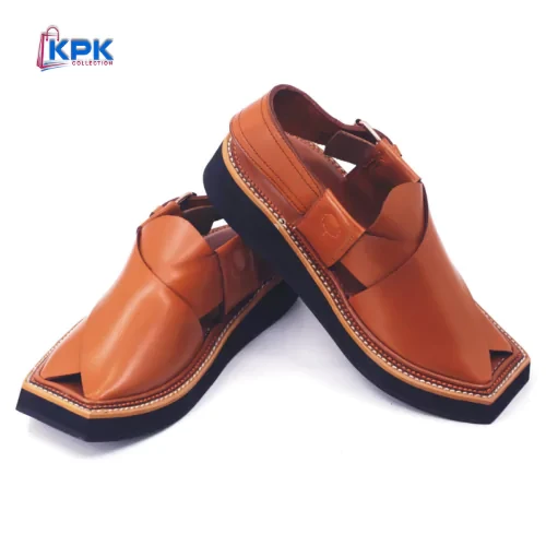 High Quality Tan Leather Kaptaan Chappal