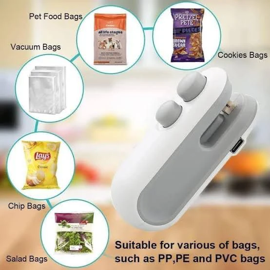 Rechargeable Mini Pocket Shoppers Sealing Device (with Box Packing) _Discount on